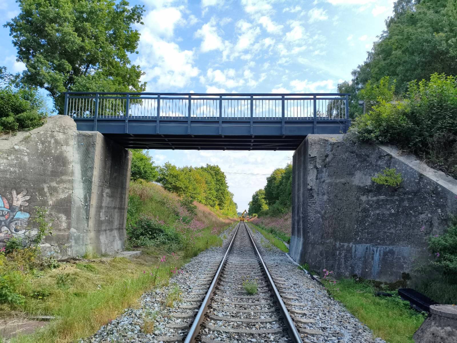 Sanierung einer Bahnbrücke